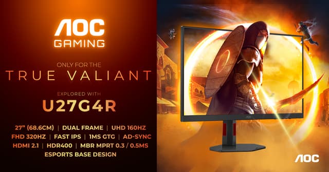 Flexibilitate maximă cu 4K @ 160 Hz sau FHD @ 320 Hz pentru experiențe imersive și performanțe eSports.