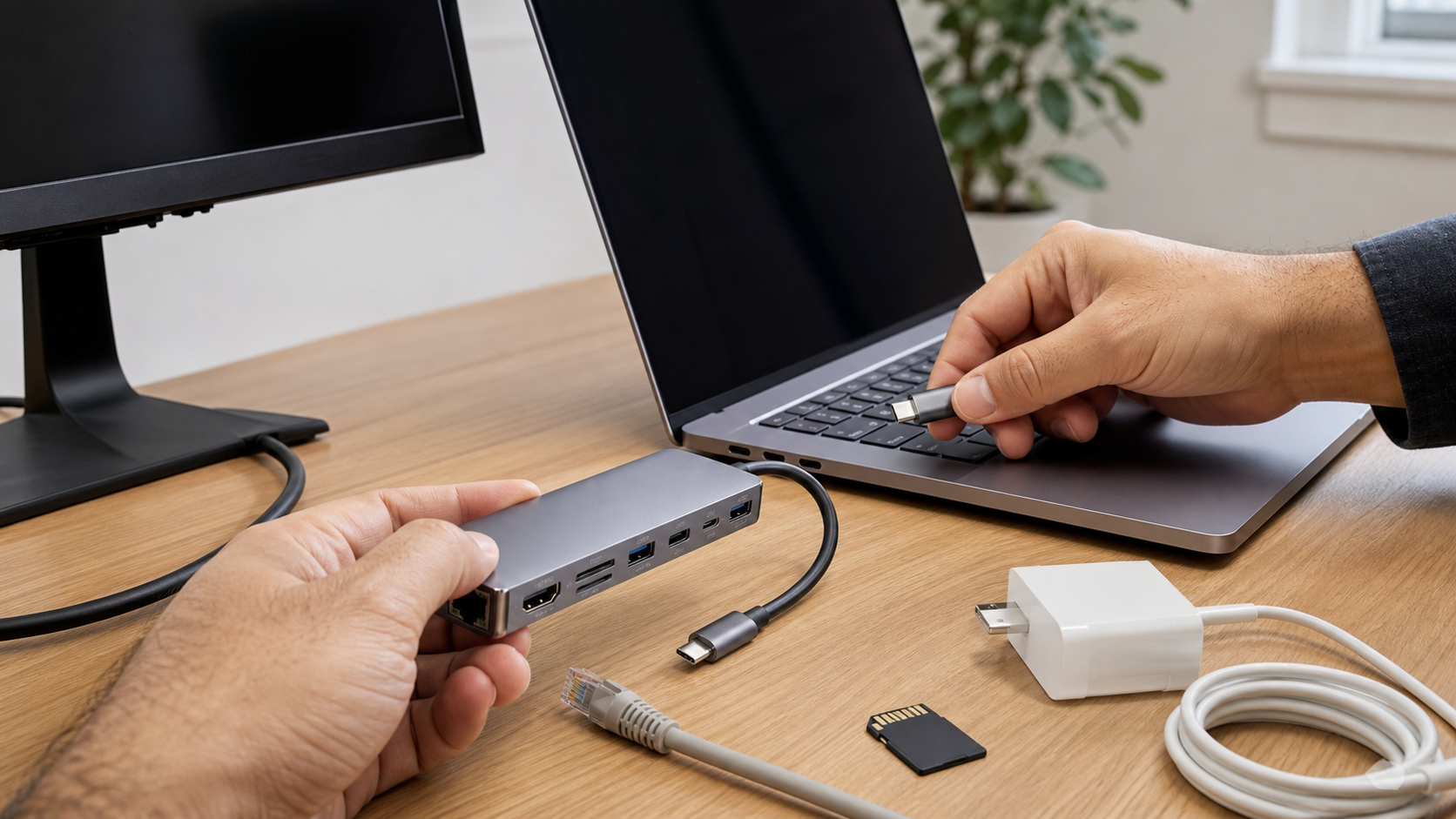 Hub USB-C cu HDMI și Power Delivery: ce verifici la laptop înainte să-l cumperi